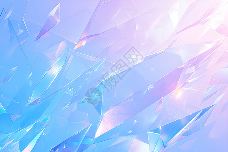 立体几何素材玻璃立体几何插画