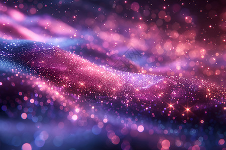 紫色的星际幻境背景图片