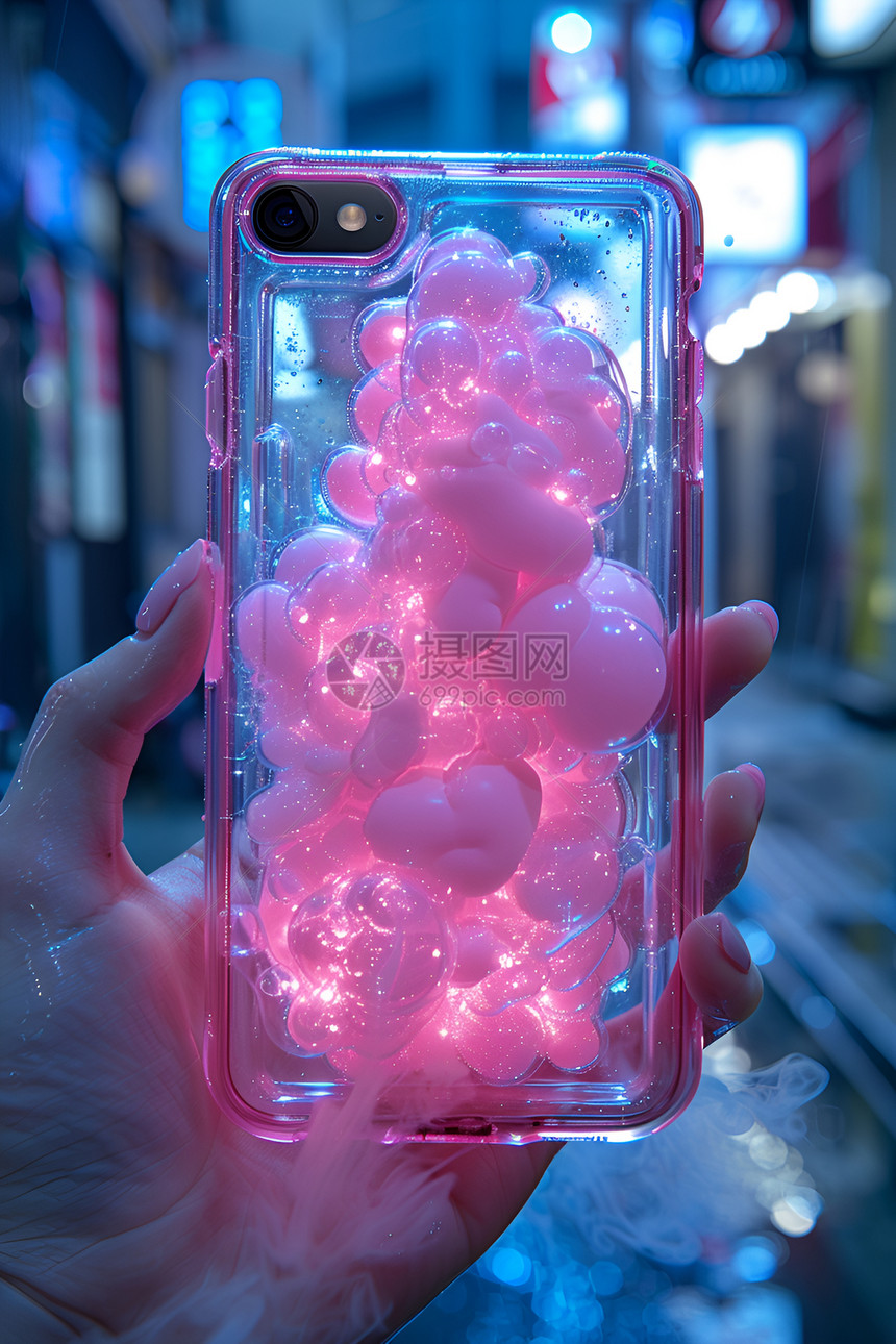 粉色可爱的手机壳图片