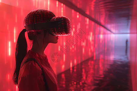 VR未来之旅背景图片
