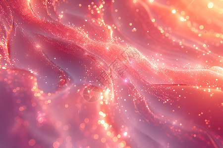 颗粒素材乐观的粉红色光线插画