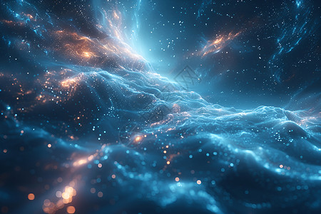 科技的宇宙星空背景图片