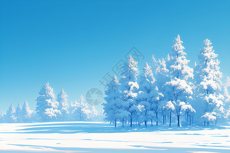 树与蓝天背景图片