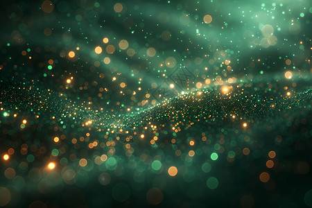 精品绿宝石绿布条上的光点设计图片