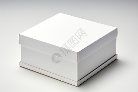 立体盒子标题框立体白盒子背景