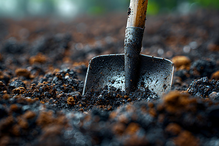 铁锹铲土铲土工具高清图片