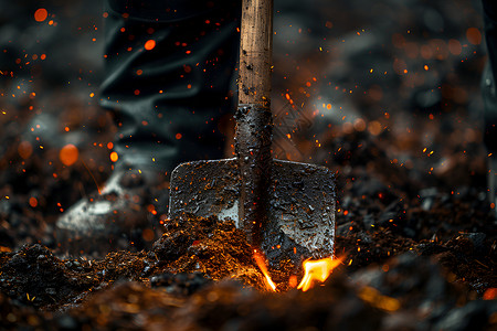铁锹工具铲土工具高清图片