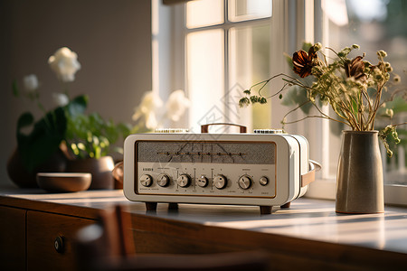 复古机器复古收音机背景