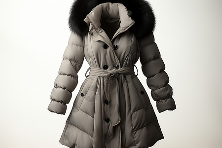 大衣女装冬季时尚套装背景