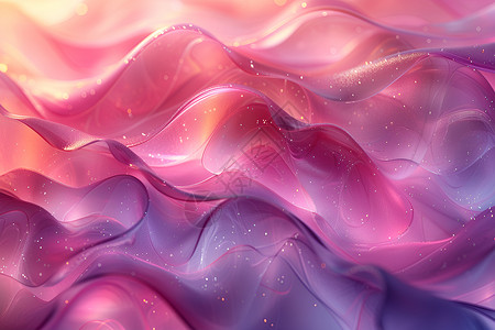绚丽的紫色波浪背景图片