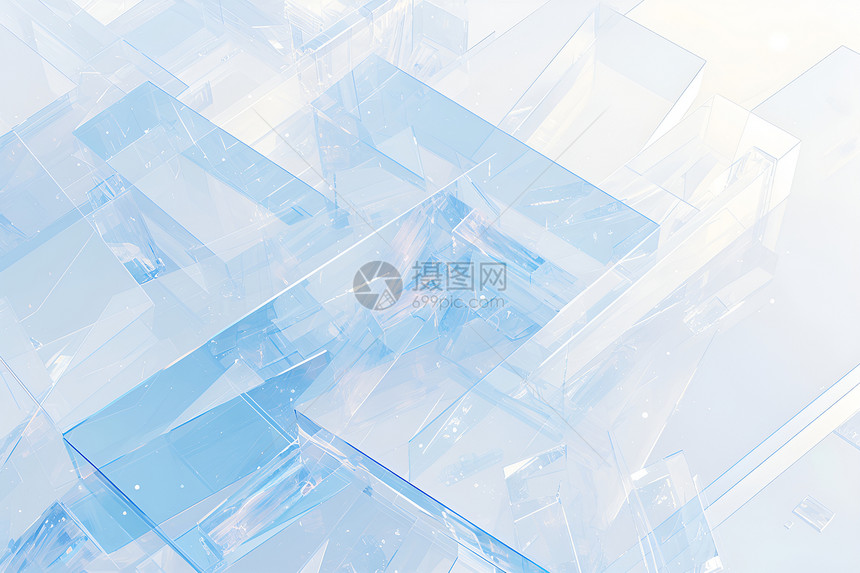 冰与透明材质背景图片