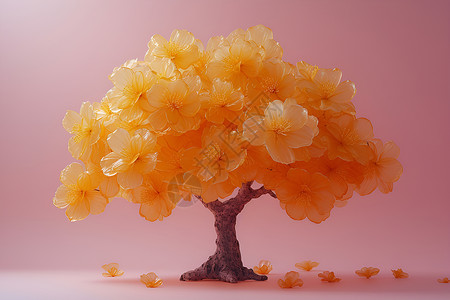 漂亮的桂花树背景图片