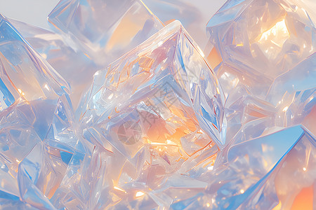 钻石冰堆背景图片