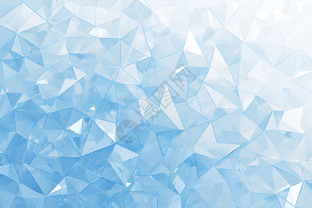 蓝色抽象水晶质感壁纸背景图片