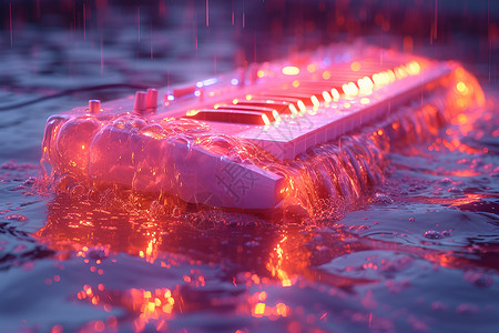 电子琴素材水上电子琴设计图片