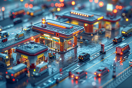 苏州交通枢纽智能交通枢纽模型设计图片