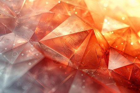 设计的几何抽象水晶背景图片