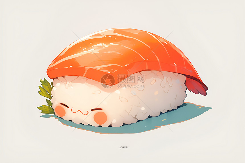 可爱的寿司头像图片