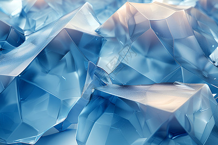 抽象冰晶壁纸背景图片