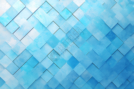 蓝色瓷砖背景图片