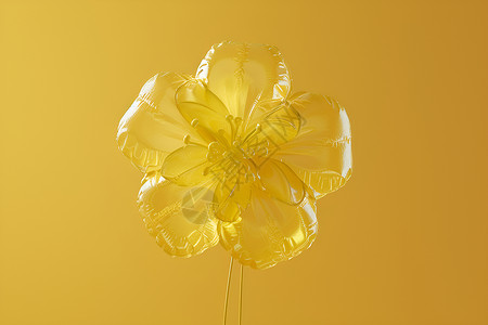充气球花朵插画