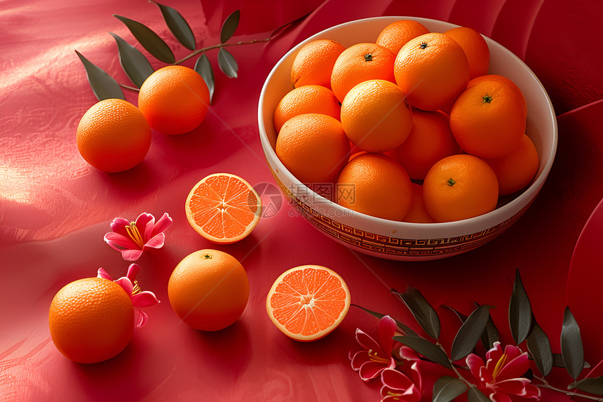 多汁的柑橘图片