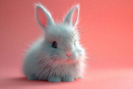 柔软的兔子背景图片