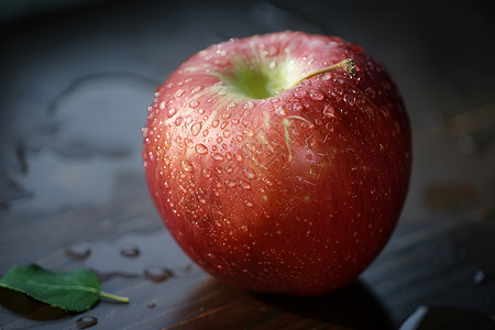 甜美的红苹果背景图片
