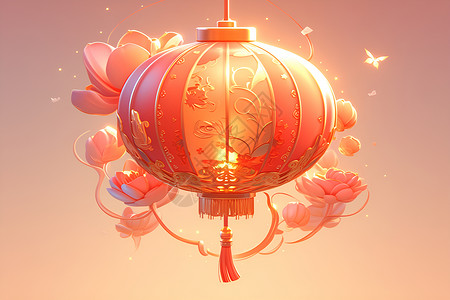 中国的灯笼背景图片