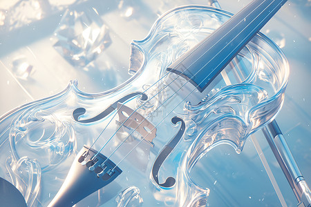 小提琴桥神奇的音乐之桥插画
