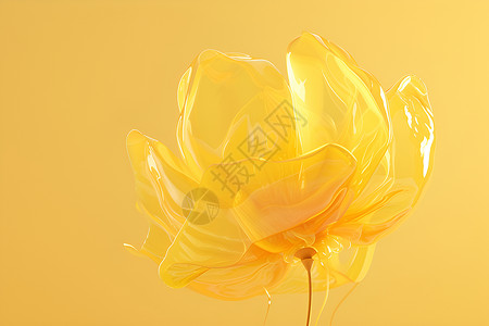金黄色气球金黄色的油菜花气球插画