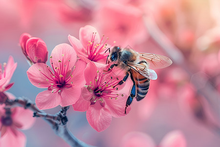 美丽的花朵鲜花宏昆虫高清图片