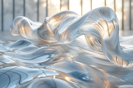 透明阳光素材透明玻璃线条设计图片
