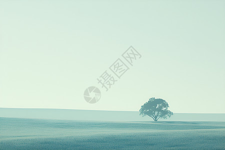 孤独的树背景图片