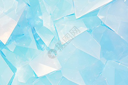 冰晶几何背景背景图片