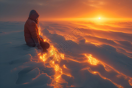 山顶积雪图片搜索休息中的探险者背景