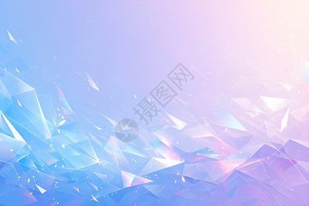 五彩斑斓的冰晶背景图片