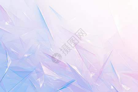 立方透明素材冰蓝透明质感插画