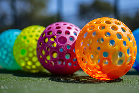 球中间有孔洞彩色夺人眼球的球背景