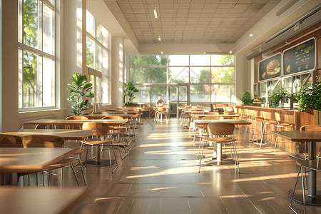 学生食堂背景图片