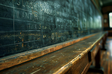 教室中的黑板背景图片
