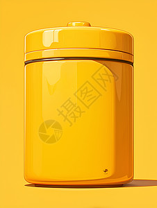 黄色的咖啡杯背景图片