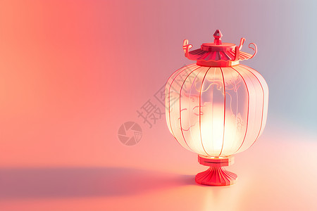 红白相间的中国灯笼背景图片