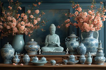 泰国陶瓷艺术高清图片