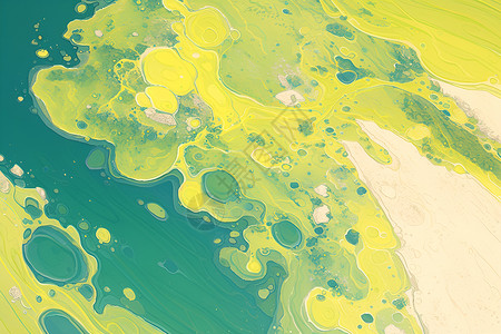湖水的卫星图背景图片