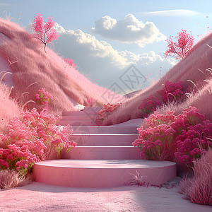 抽象粉色背景背景图片