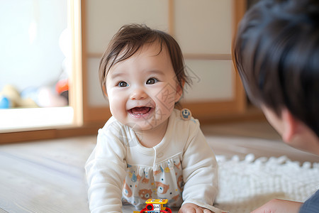 宝宝嬉笑可爱幼稚高清图片