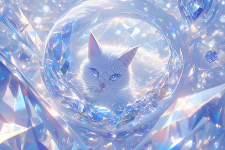 钻石猫仙境宝石眼睛高清图片