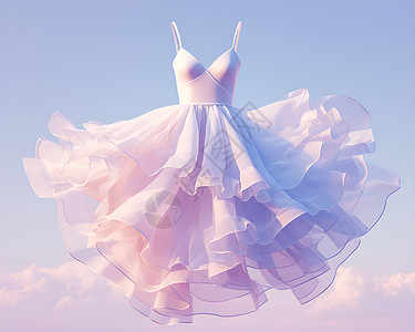 飘逸的裙子漂亮纱裙高清图片