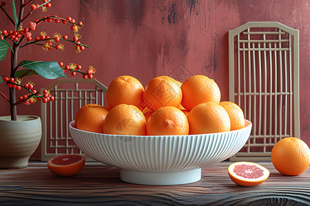 美味的橙子美味的橘子高清图片